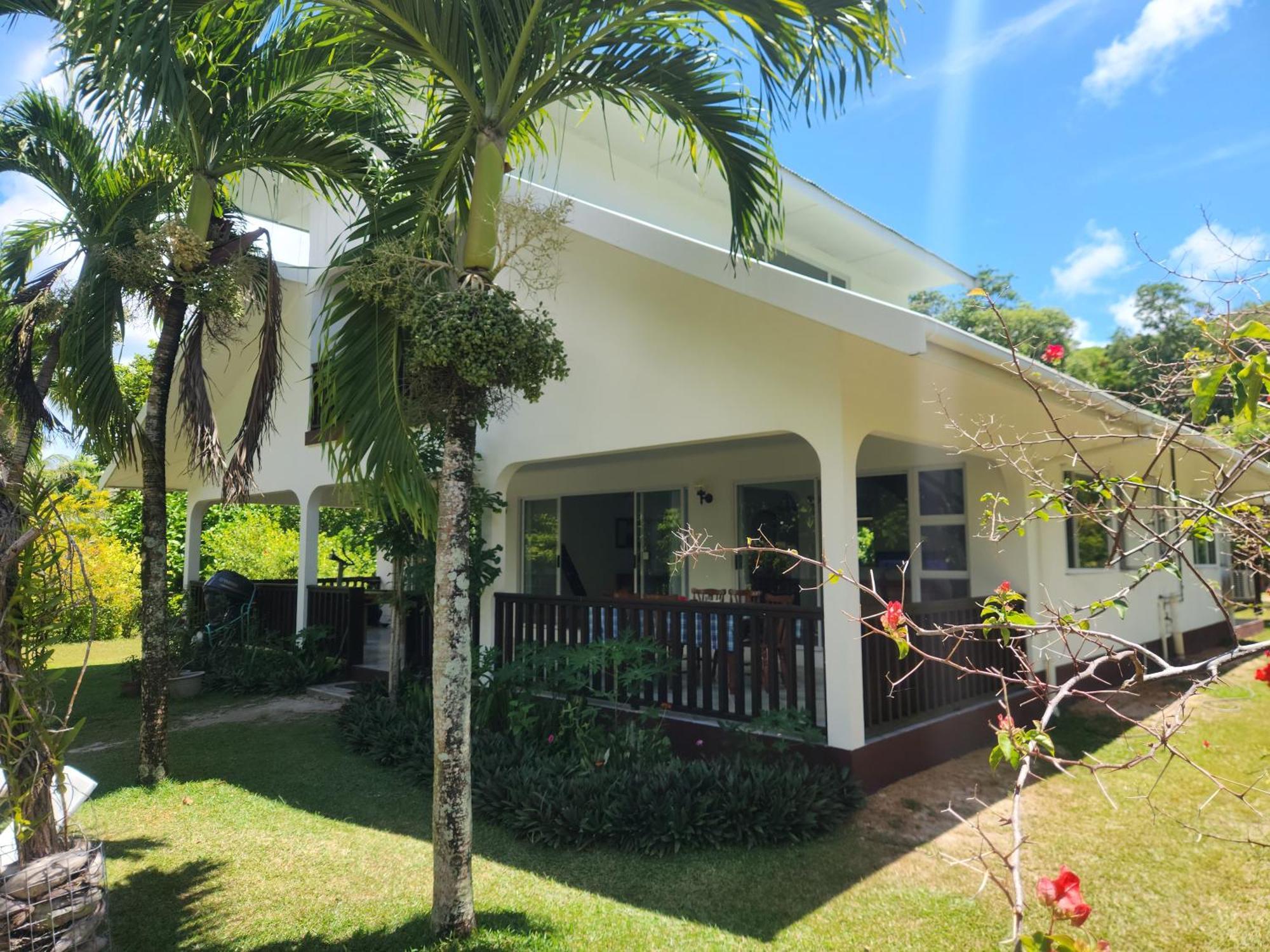 Fairy-Tern Chalets Isla de Cerf Exterior foto